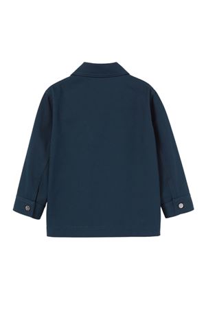 Giacca in gabardina di cotone blu GUCCI KIDS | 813210XDC9C4005